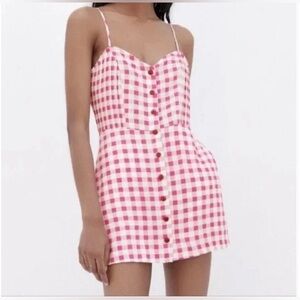 🌸✨Zara Print Linen Romper Womens Size S✨🌸